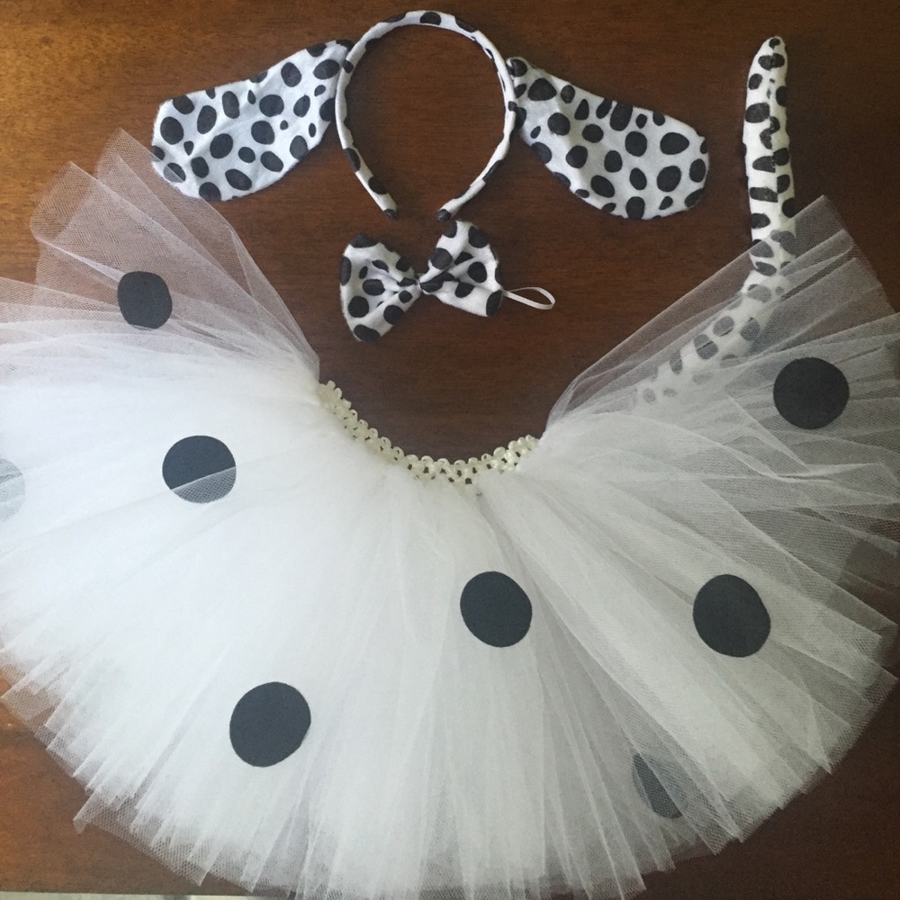 Girls Dalmatian Tutu Costume